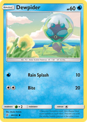 Dewpider 48/236 Unified Minds Common Pokemon Card