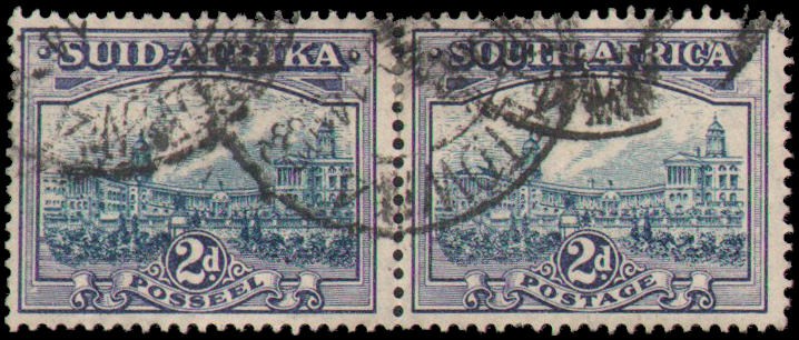 South Africa #53 Used horizontal pair