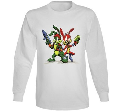 Jazz Jackrabbit Video Game Retro Long Sleeve T Shirt