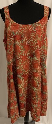 Hary Dary Womens Size Large L Mini Dress Sundress Hippie Side Zip NWT