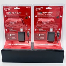 Pk of 2 Milwaukee 48-59-1211 M12 12V TOP-OFF Power Supply and Charger