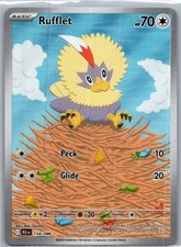 Rufflet 154/086 Black Bolt Shiny Rare Shiny NM Pokemon TCG