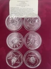 Gourmac Hutzler Holiday Cookie Stamps – Set of 6 -Plastic