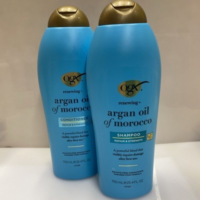 OGX Argan Oil of Morocco Moisturizer Sulfate Free Shampoo & Conditioner 25.4 Oz