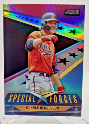 2024 Topps Stadium Club Gunnar Henderson #SF-6 Special Forces Black /99 Orioles