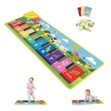 Floor Piano Mat for Toddlers, Sensory Educational Dancing Musical Keyboard Ca...