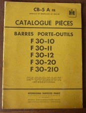 F30 - Catalogue Pieces IH Etat - Bon Etat Occasion