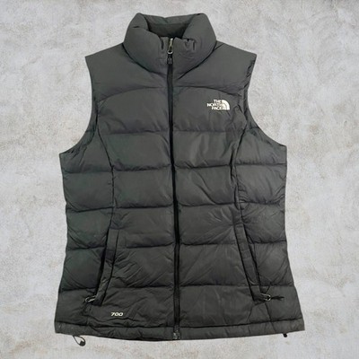 The North Face Daunenjacke US S Damen Puffer Jacket Gefüttert Schwarz Retro