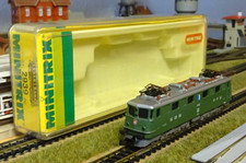 Minitrix 2936 Spur N Analoge Elektrolok Ae 6/6 11428 Grün der SBB in OVP