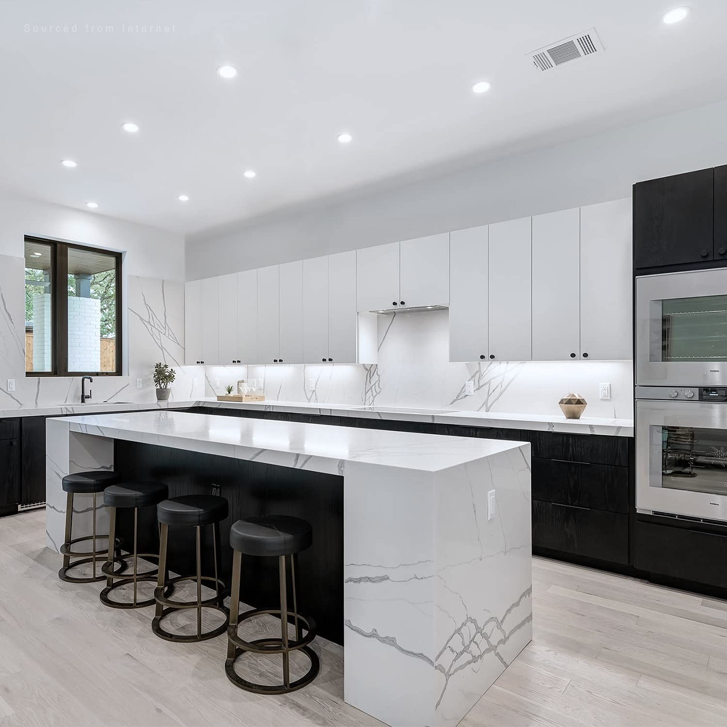 TORCHSTAR LED Safe Lighting Kit, (4) 12 Inch Linkable Light Bars + Motion Sen...