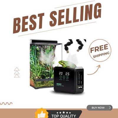 360° Reptile Humidifier with Smart Timer and Easy Setup for Healthy Terrariums