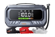 YaberAuto 12-in-1 Jump Starter with Air Compressor 8000A 160PSI 65W Charge