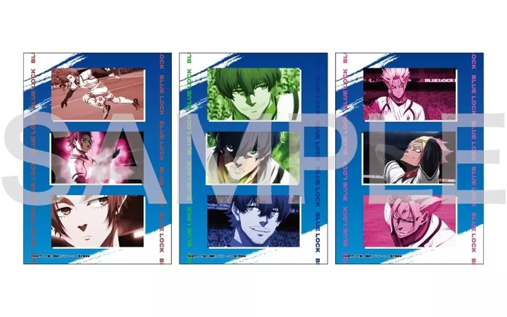 Blue Lock Character Card Set Sae Itoshi & Oliva, Aisora & Ryusei