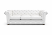 Chesterfield Sofa Bonded Leather 1 2 3 Seater Sofa Set UK Manufactured