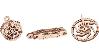 Baukasten Wooden City Widget Mechanical WR305 Holz 6,3 x 1,1 x 0,9 cm