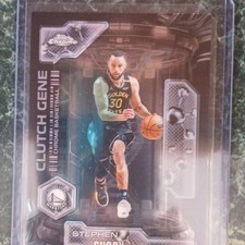 Topps Chrome Clutch Gene Stephen Curry Golden State Warriors Basketball CG-2 20…