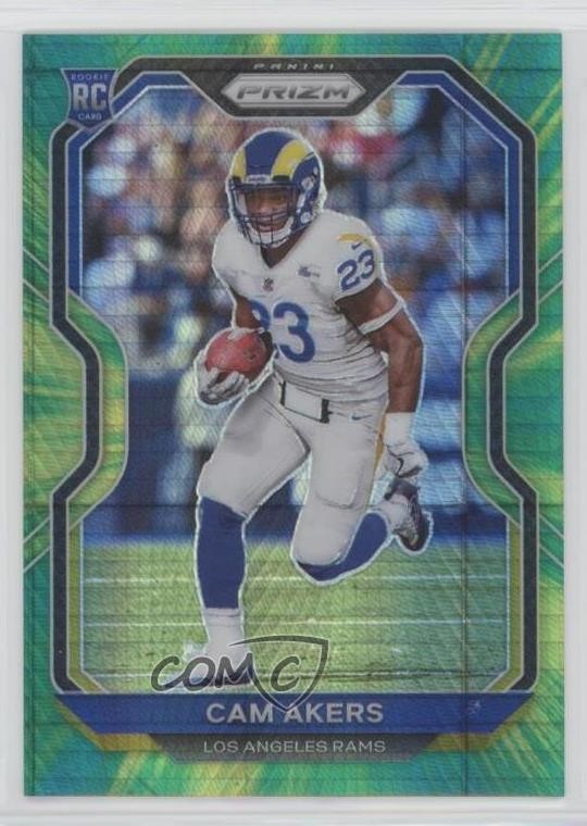 2020 Panini Prizm Rookie Hyper Prizm 80/175 Cam Akers #376 rf2