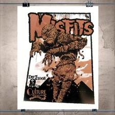 Misfits Concert Poster Ft. Lauderdale, 2008 Mint Rare limited Numbered gigposter