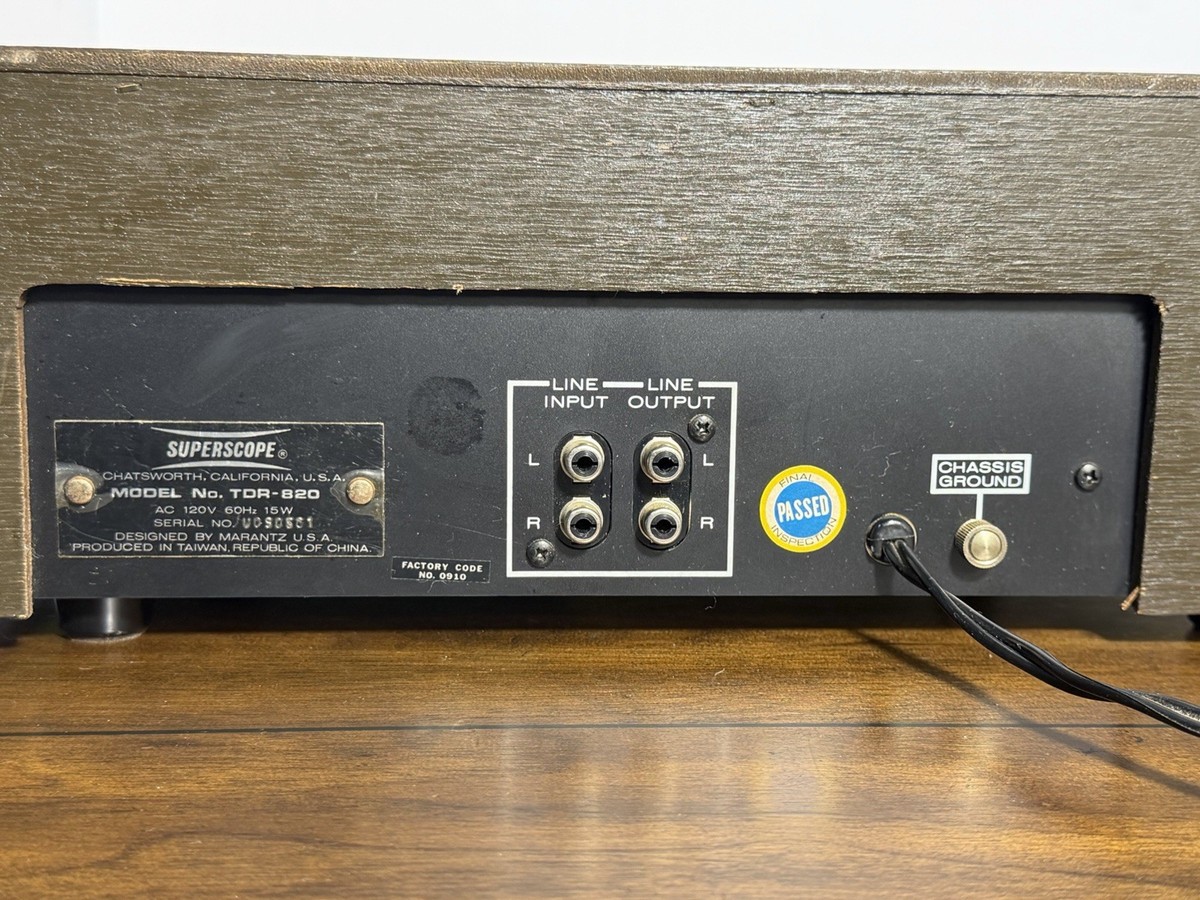 Marantz Superscope TDR-820 Stereo 8-Track Player Recorder Working