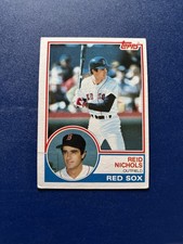 1983 Topps - Reid Nichols #446 Boston Red Sox Free Shipping