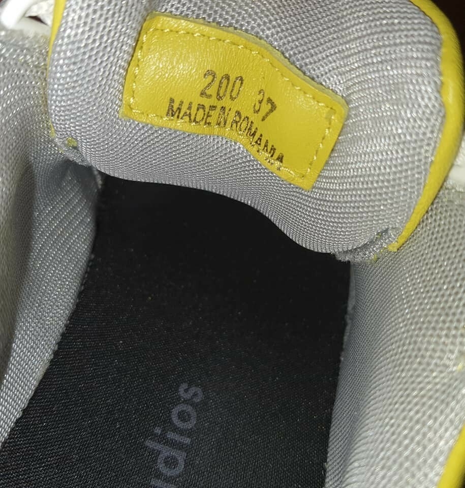 Acne Studios sneakers perey lace-up shoes yellow leather size 37 rare !!! image 8