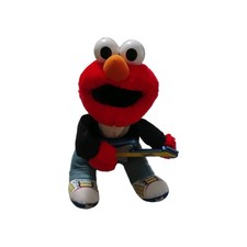 Vtg Tyco 1997 Rock N Roll Elmo Guitar Plays Music Sings and Shakes DOES NOT SING