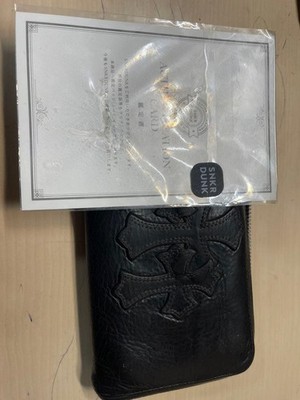 Beautiful CHROME HEARTS REC F Dagger Zip Long Wallet