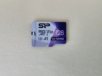 128GB Silicon Power Micro SD Card U3 SDXC Up to 100MB/s High Speed Memory Card