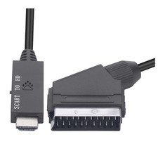 1080P Scart to -Compatible Adapter Scart Male to Female Audio Video6600