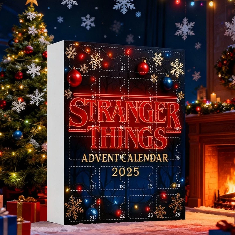 2025 Christmas Advent Calendar 24 Days Countdown For Stranger Things Gift