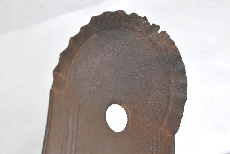 antiguo candelabro pared aplique lata 10 x 4 in 18 siglo XIX original Foto 2 de 4