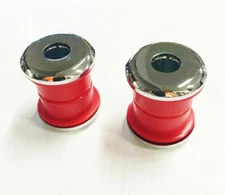 Heavy Duty Red Handlebar Riser Damper Bushing Set For 73-03 Harley XL Sportster