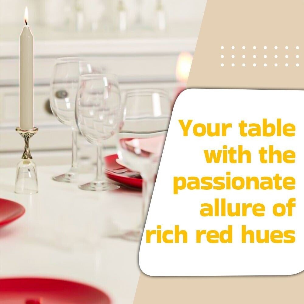 Prices Dinner Candle Ivory Long Burn Time Tapered Non Drip Unscented