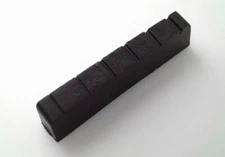 True Custom Shop® Black Graphite 6-String Slotted Guitar Nut for Jackson