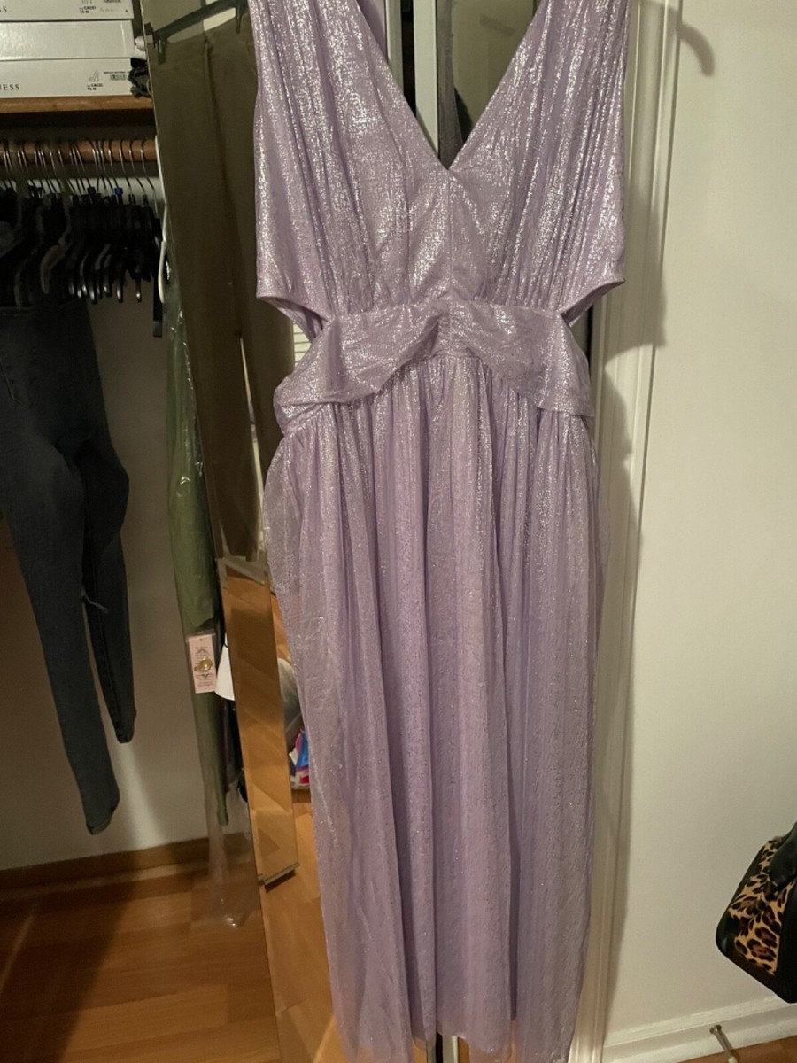 lovely grace xl cutout dress lavender/silver lovely grace xl cutout dress lavender/silver