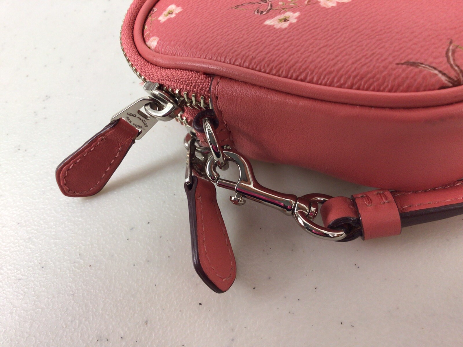 COACH Pink Leather Crossbody Bag Gem