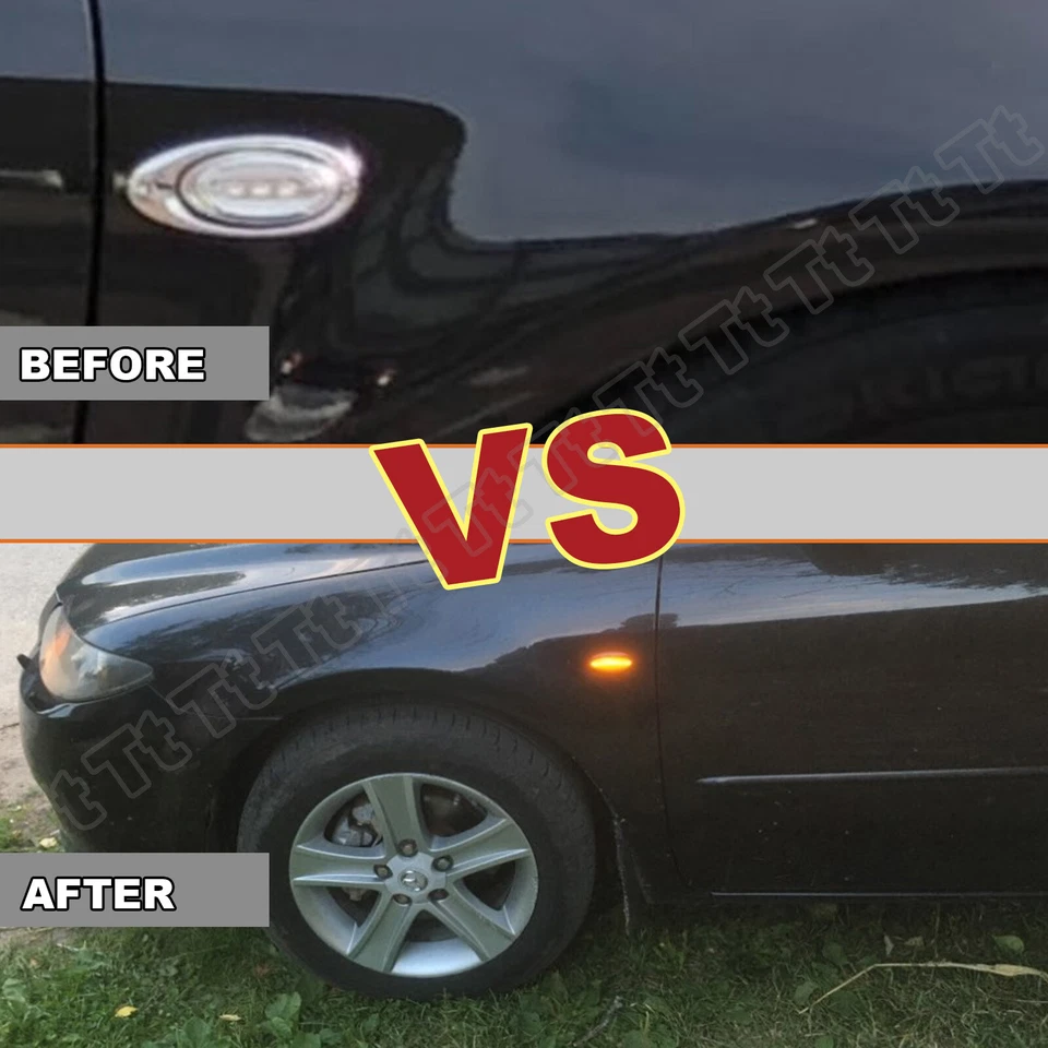 Led Seitenblinker für MAZDA 2 3 5 6 | MPV II | BT-50 | SCHWARZ DY DE DH BK BL CD - Bild 2 von 4