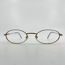 FENDI FENDISSIME Rare Gold Metal glasses F123 COL 884 49/19-140 mm H7263