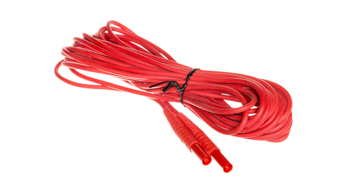 10m red test lead /banana plugs/ WAPRZ010REBB /T2UK