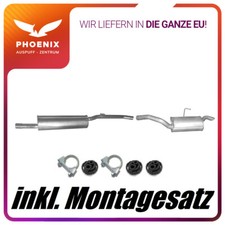 Fiat Scudo 2.0 JTD (2001-2005) SWB Auspuffanlage Mittel+Endschalldämpfer Auspuff