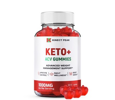 Kinect Peak Keto+ ACV Gummies, Weight Loss Gummy to Burn Fat for Energy 60ct