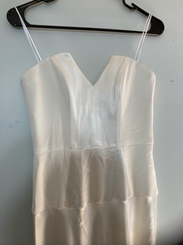 ABS Allen Schwartz Damen spitzes Brustkleid Elfenbein 2 - Bild 2 von 5
