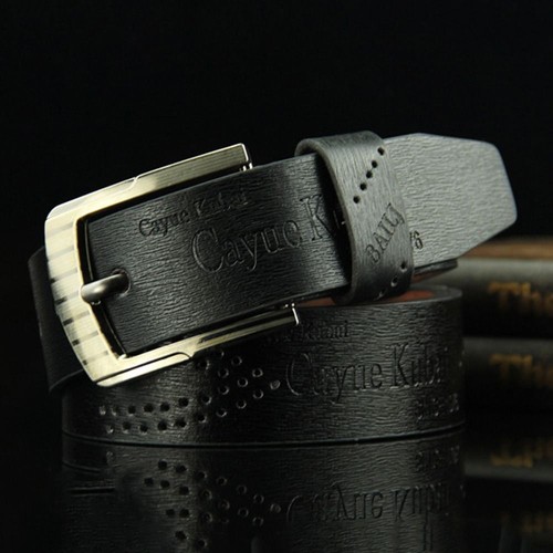 Casual Leather Belt Vintage Pants Bands Durable Business Belts Men's Belt - Picture 7 of 11