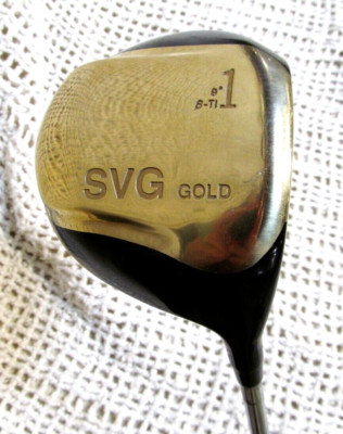 SVG Sports GOLD 9* Degree Driver 45'' RIGHT-HANDED ~ Stiff Flex Graphite Shaft