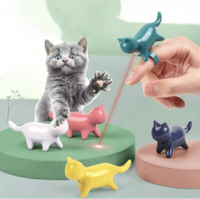Faules Katzenspielzeug Freisprecheinrichtung Lichtstift Feuerspielzeug interaktiver Katzenfangzeiger