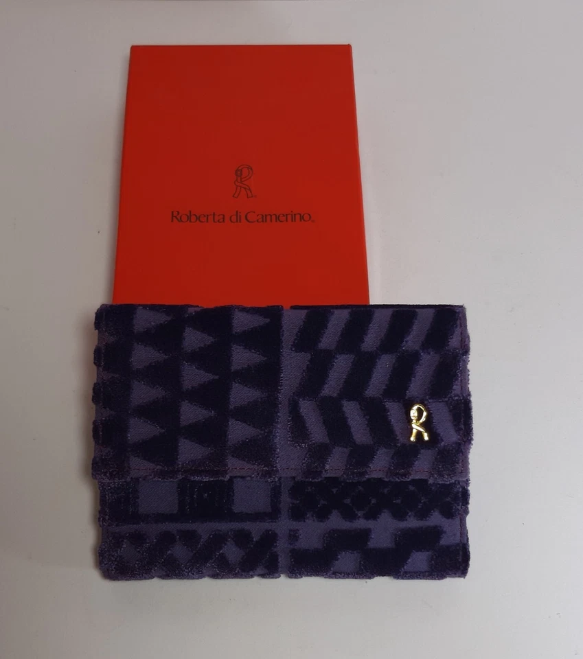 Portafoglio Pochette Portadocumenti ROBERTA DI CAMERINO Originale Raro Organizer - Immagine 2 di 4