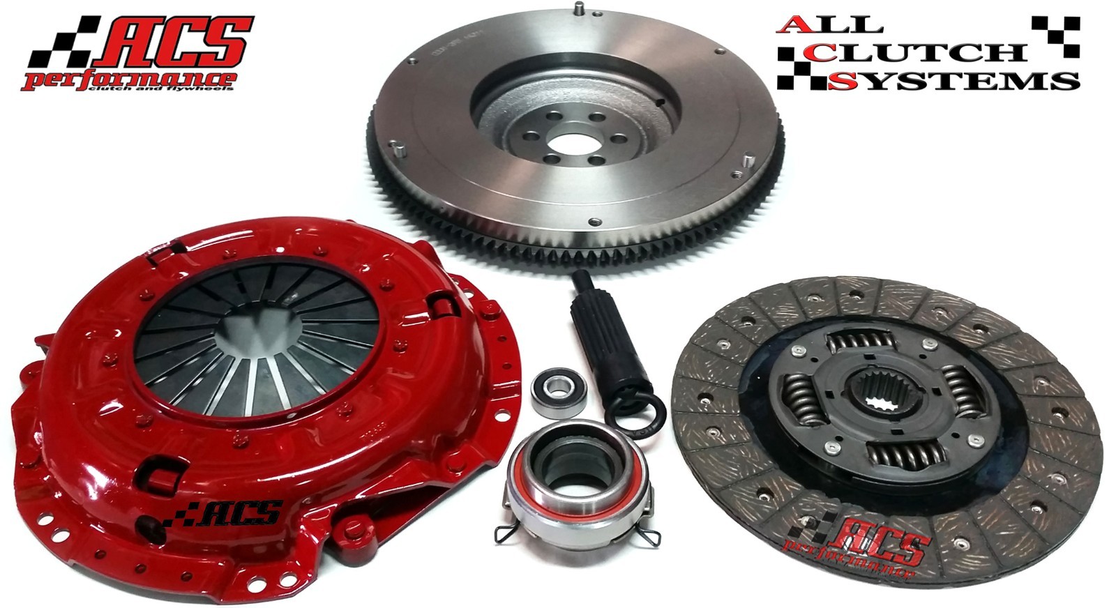 ACS STAGE 1 CLUTCH KIT+FLYWHEEL 19891995 TOYOTA & PICKUP 2.4L 22R 22RE