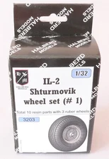  IL-2 Shturmovik Halberd Models wheel set #1 1/32 scale kit