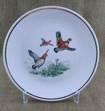 Vintage Quail and Hunting Dog Wall Hanging Pl...
