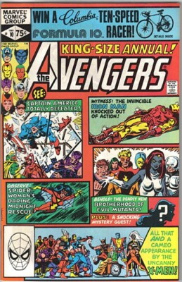 The Avengers King-Size Annual Comic Book #10 Marvel 1981 VERY